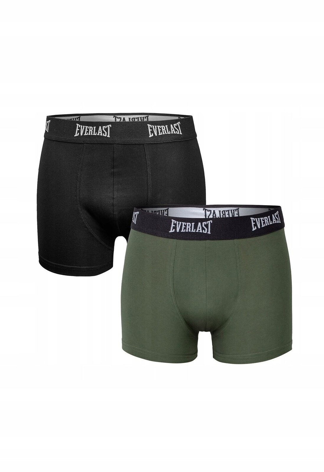 2PACK pánské boxerky Everlast vícebarevné (BM002-black/khaki) L, trenky / trenýrky