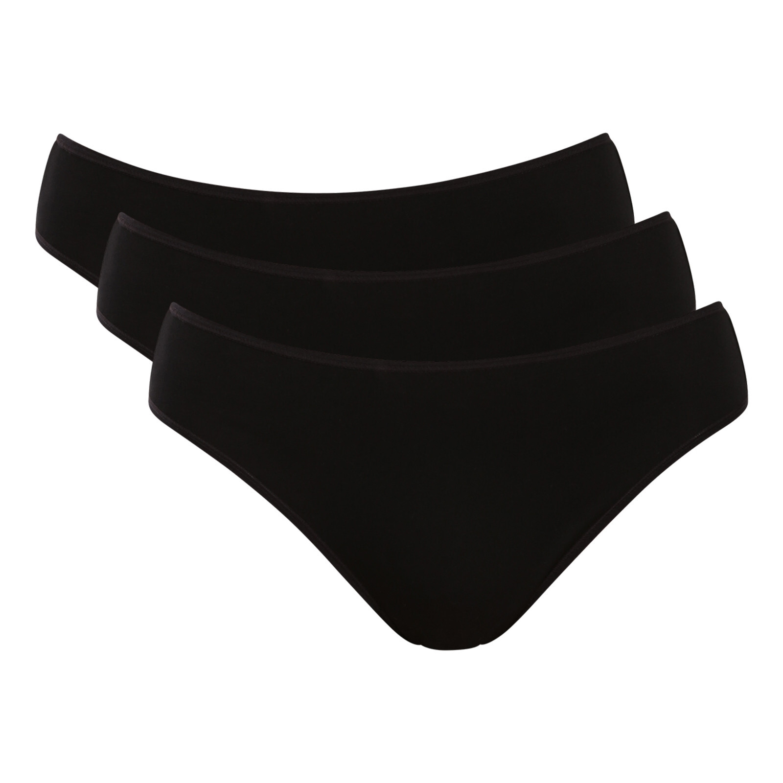3PACK dámské kalhotky Puma černé (701238917 001) XL