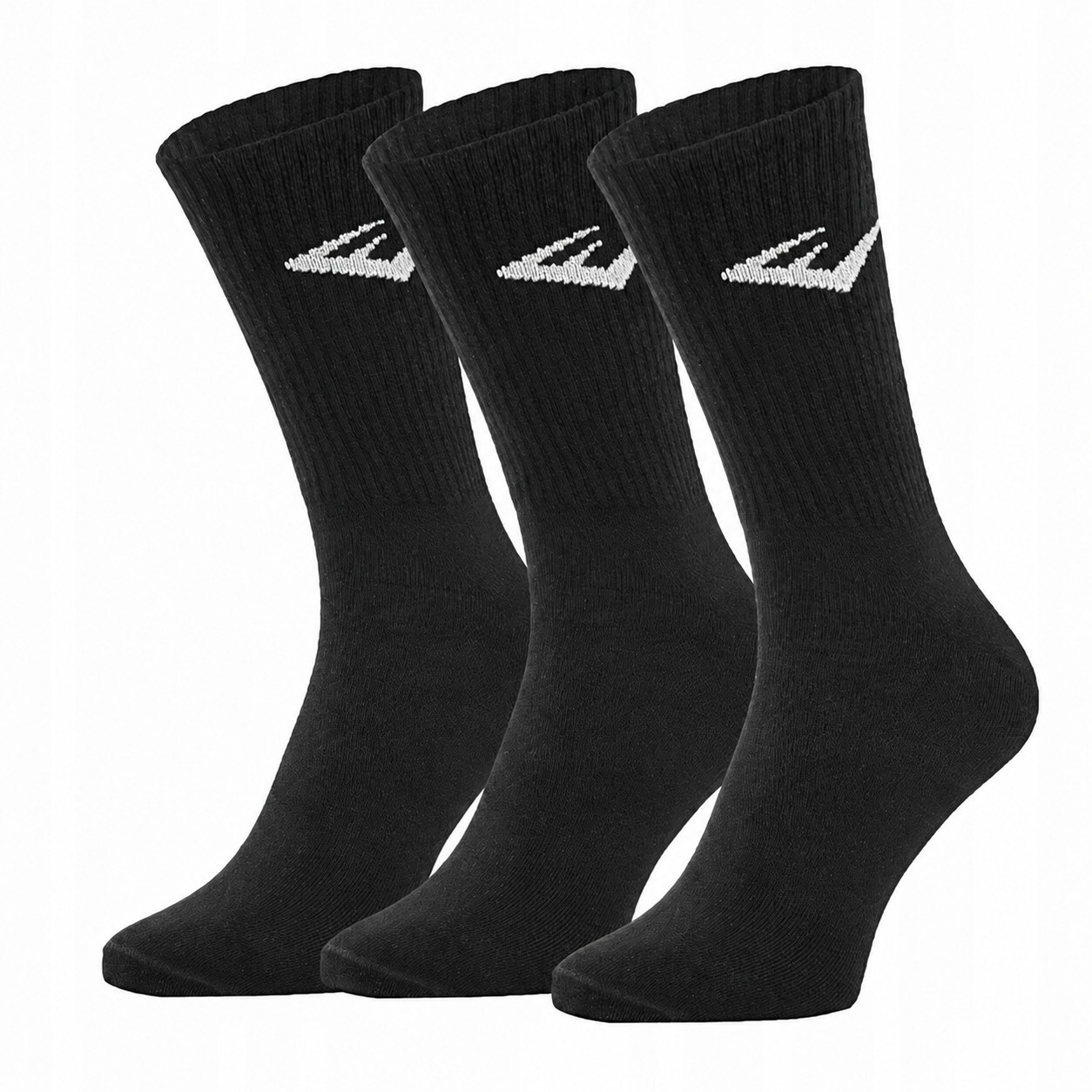 3PACK ponožky Everlast vysoké černé (SKSP001-01) L