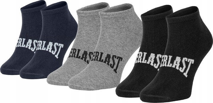 3PACK ponožky Everlast kotníkové vícebarevné (SKS001-05) S
