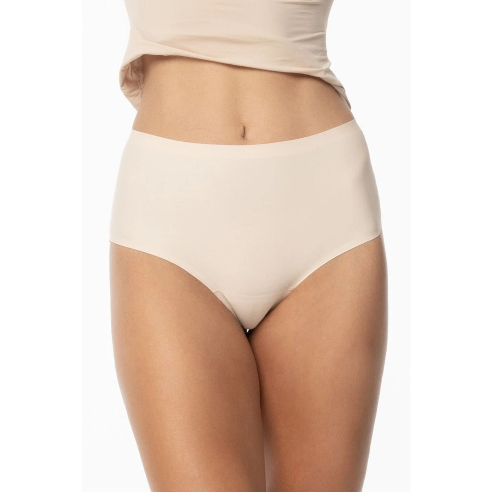 Dámské kalhotky Julimex béžové (Joy maxi brasil-beige) L