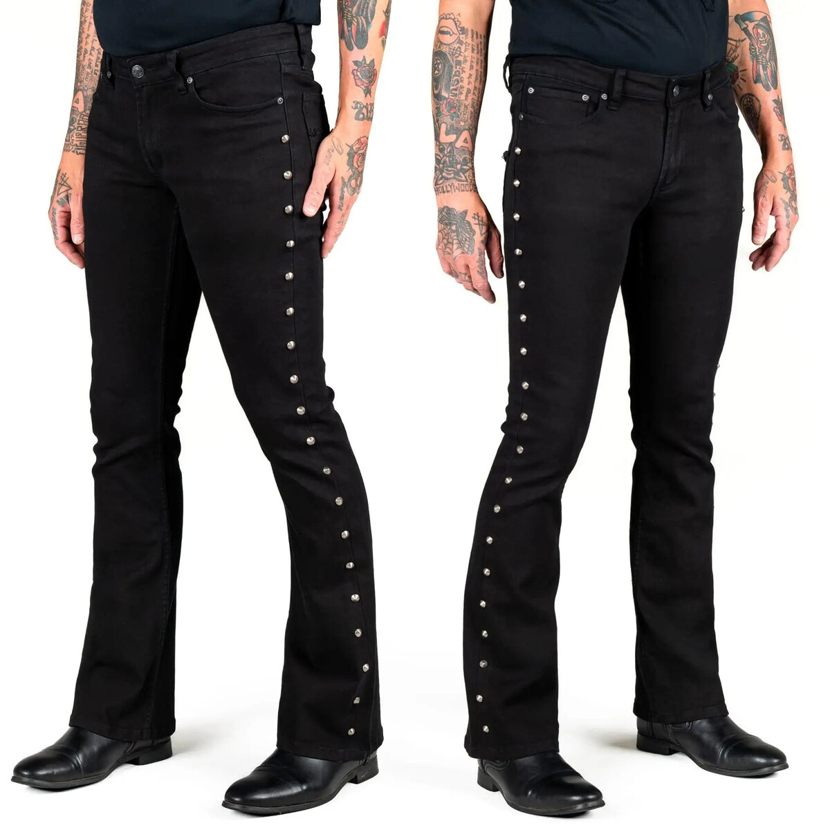 kalhoty pánské (jeans) WORNSTAR - Gauntlet - Black 28