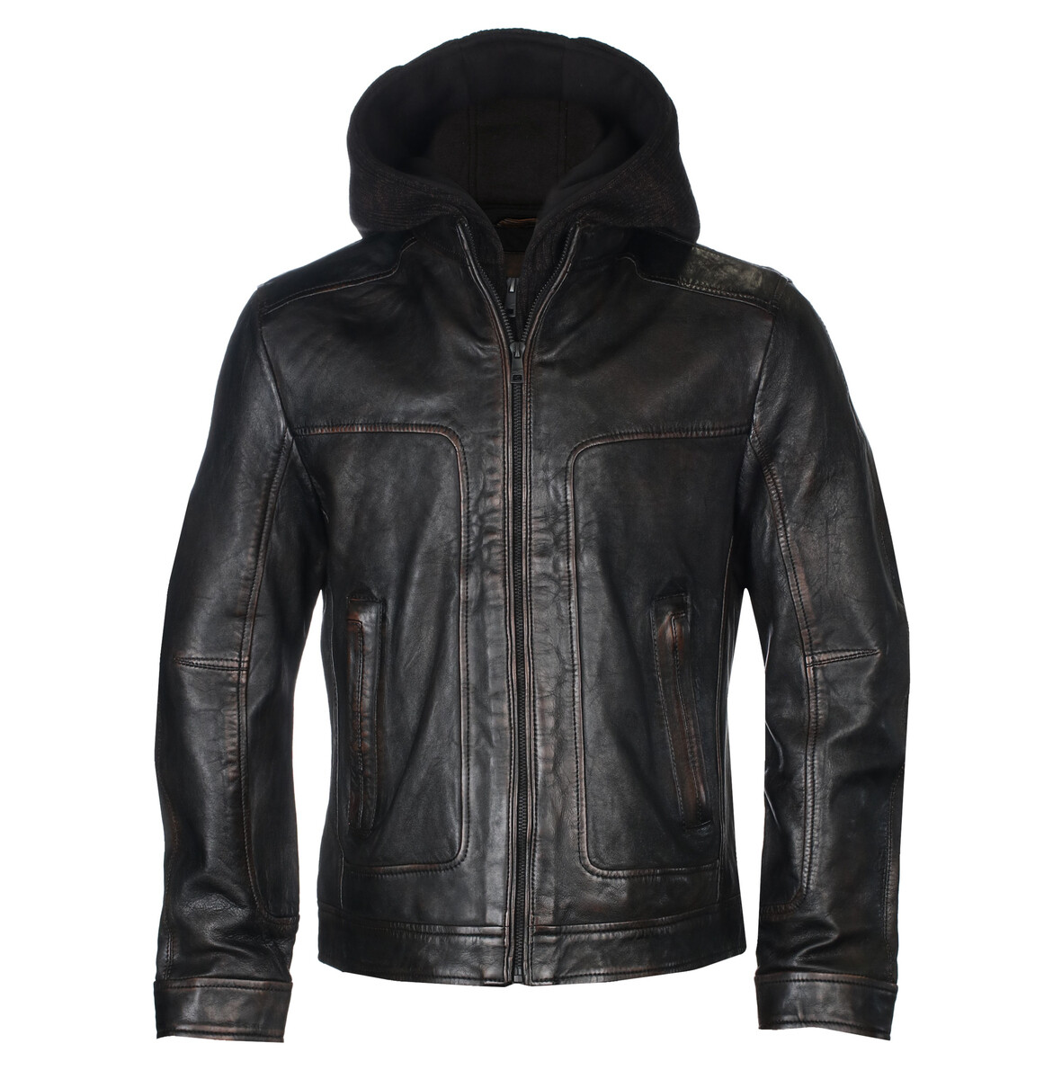 pánská bunda MAURITIUS - MMChonky Biker/9005 - vintage černá M