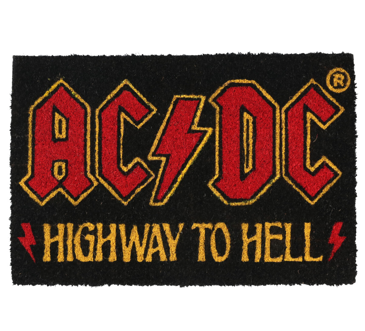 rohožka AC/DC - HIGHWAY TO HELL - černá