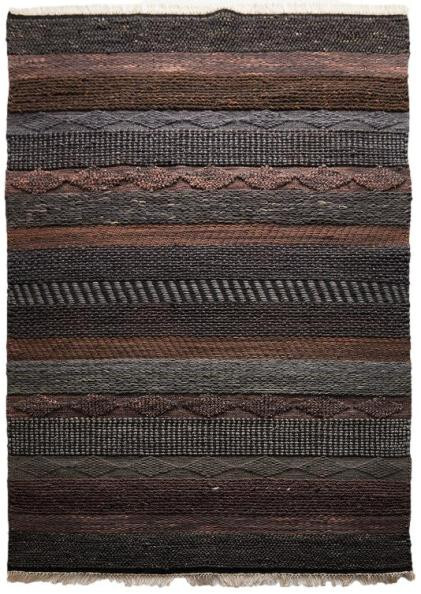 AKCE: 240x300 cm Ručně vázaný kusový koberec Black Melange DE 2006 Multi Colour, hnědá, ložnice, Diamond Carpets India