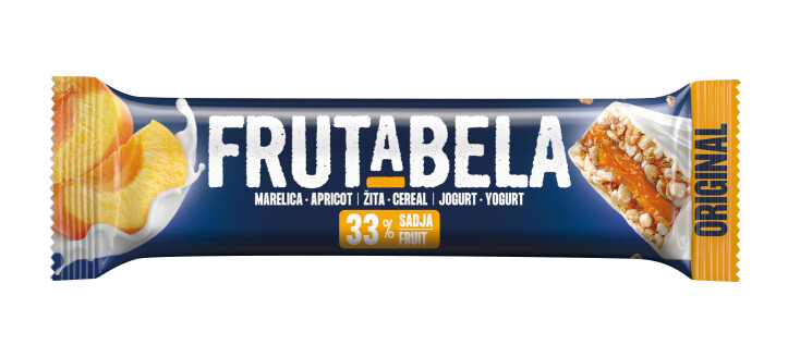 Fructal Frutabela original meruňka v jogurtu 30 g DMT 06/2026