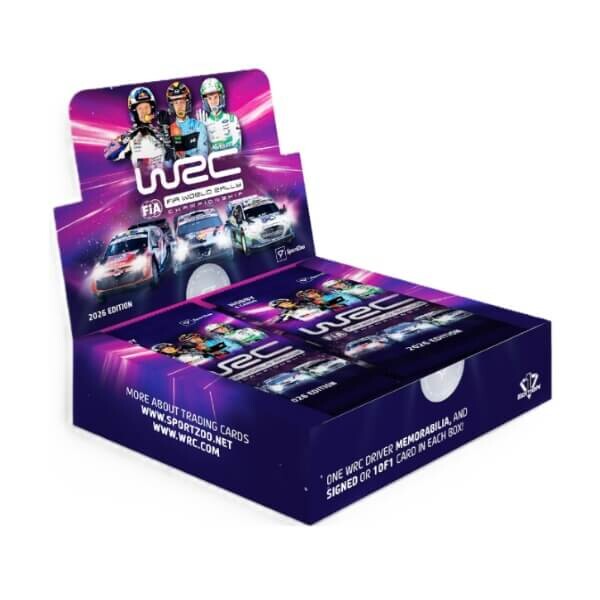 2026 FIA WRC World Rally Championship Hobby Box - karty automobilových závodů