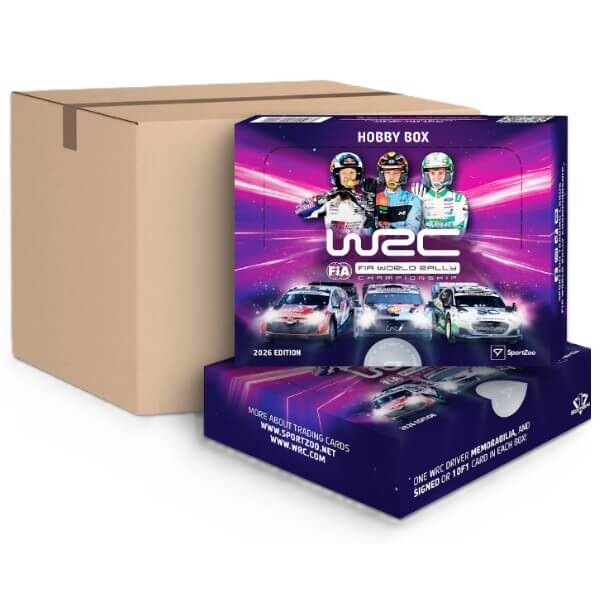2026 FIA WRC World Rally Championship Hobby Case - karty automobilových závodů
