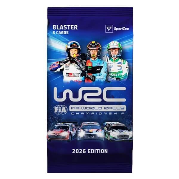 2026 FIA WRC World Rally Championship Blaster Balíček - karty automobilových závodů