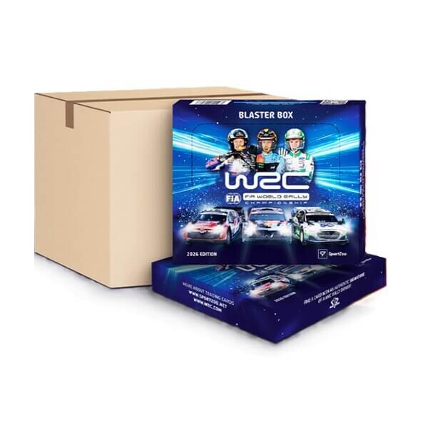 2026 FIA WRC World Rally Championship Blaster Case - karty automobilových závodů