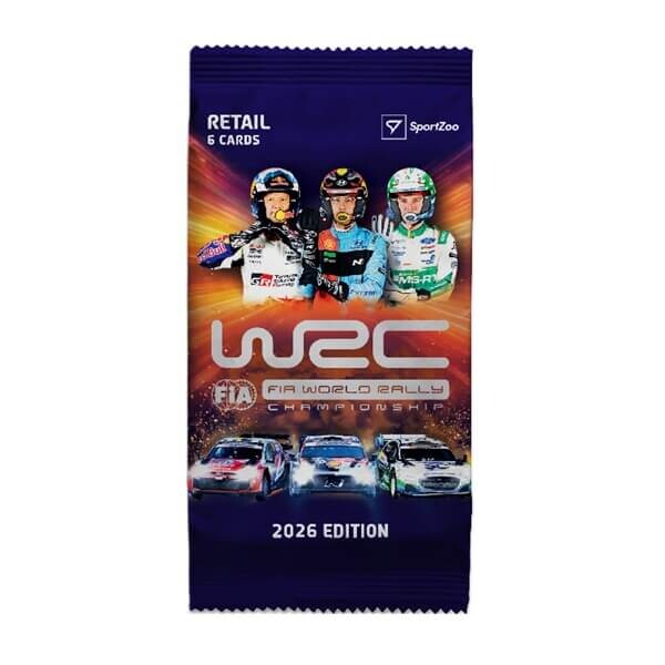 2026 FIA WRC World Rally Championship Retail Balíček - karty automobilových závodů