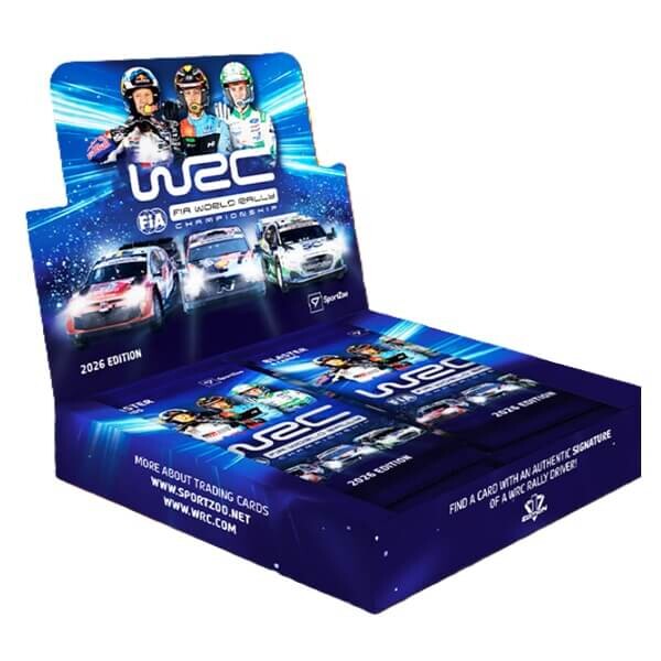 2026 FIA WRC World Rally Championship Blaster Box - karty automobilových závodů
