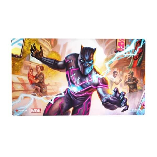 Hrací podložka Shiny Playmat Magic: The Gathering Marvel Super Heroes - Striking Black Panther