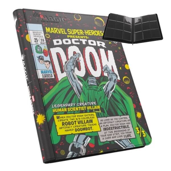 Album na karty Magic: the Gathering Zip-Up 18-Pocket Marvel Super Heroes - Doctor Doom