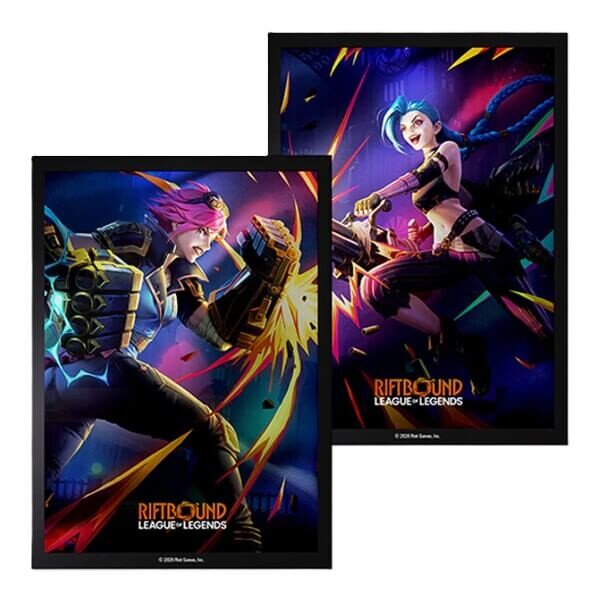 Obaly na karty Art Sleeves Riftbound League of Legends: Vendetta - Vi vs Jinx - 100 ks