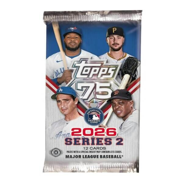 2026 Topps Series 2 Baseball Hobby balíček - sběratelské karty MLB