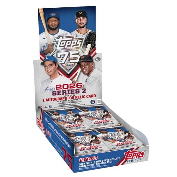 2026 Topps Series 2 Baseball Hobby Box - sběratelské karty MLB