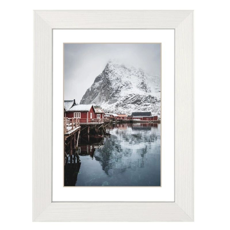 HAMA OSLO rám 20x30 s paspartou 13x18, bílá