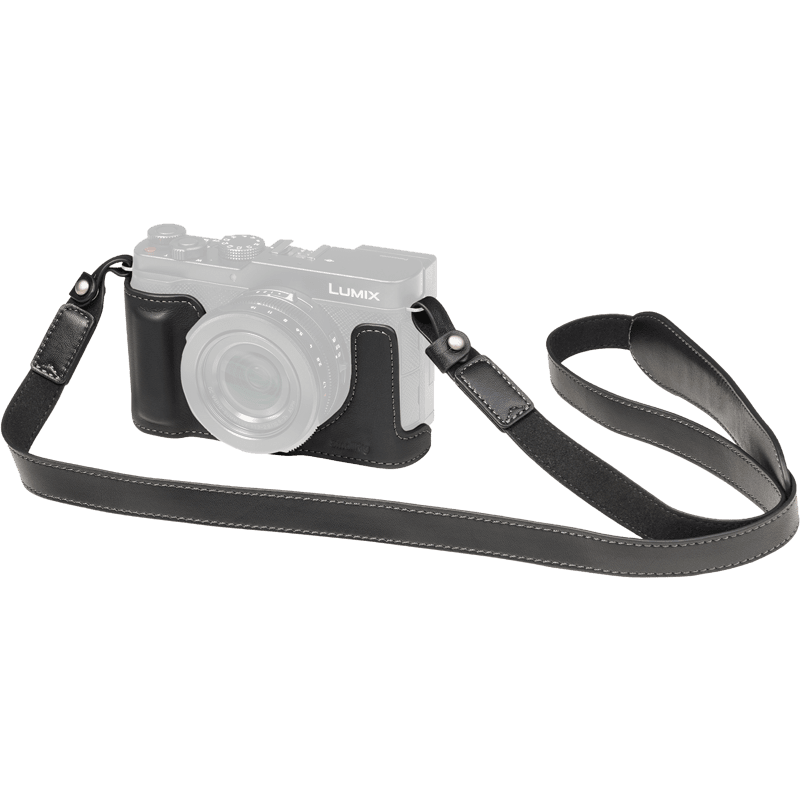 SMALLRIG 6274 Leather Half Case Kit for Panasonic LUMIX L10 Black