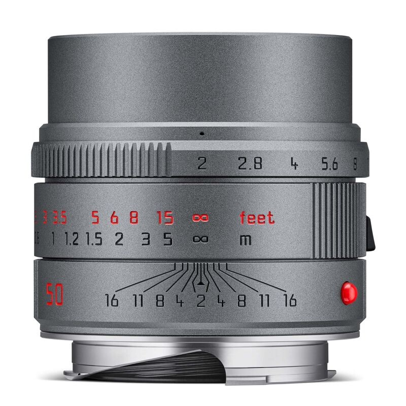 LEICA M 50 mm f/2,0 Asph. APO-Summicron-M metal grey paint finish