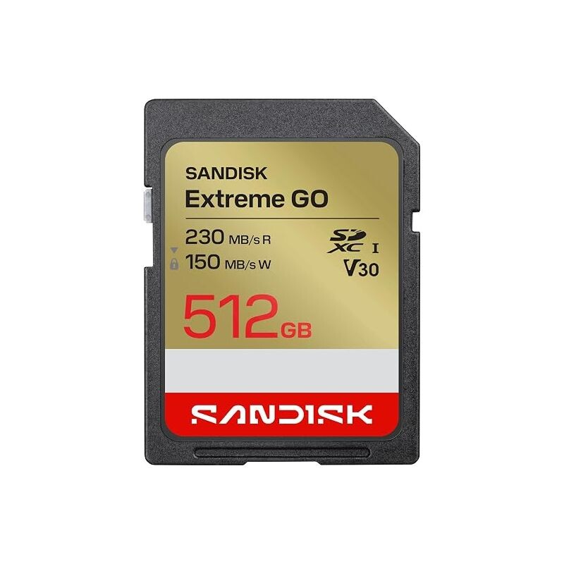 SANDISK SDXC 512GB EXTREME GO 230/150MB/s