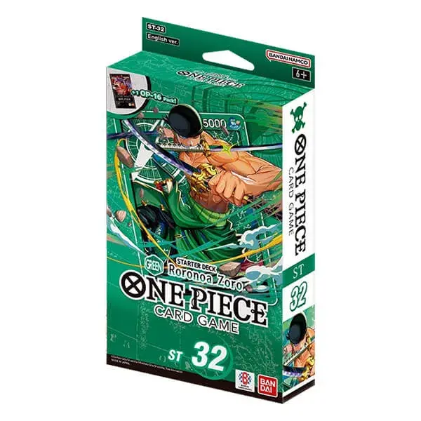 Bandai One Piece CG: ST32 Starter Deck - GREEN Roronoa Zoro