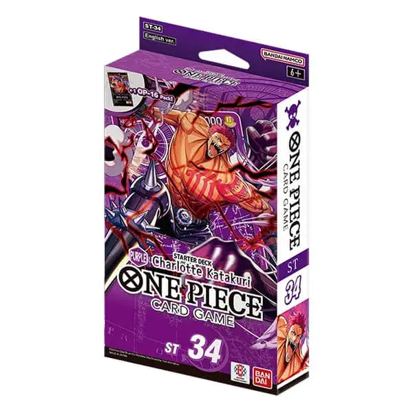 Bandai One Piece CG: ST34 Starter Deck - PURPLE Charlotte Katakuri