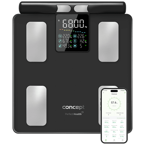 Concept Osobní váha diagnostická 180 kg PERFECT HEALTH VO6000