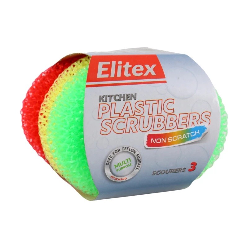 ELITEX drátěnka plastová, 3 ks