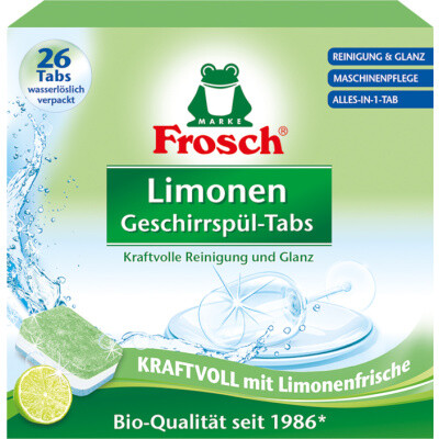 Frosch Eko Citron All in 1 tablety do myčky, 26 ks