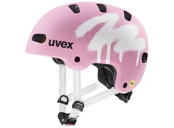 Uvex Kid 4 Style Mips dětská přilba Spray Strawberry Matt vel. 55-58