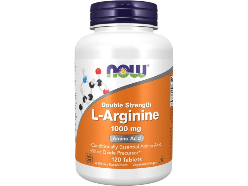 NOW Foods L-Arginine, 1000 mg, 120 tablet - NOW Foods