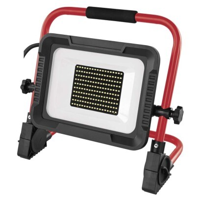 LED reflektor ELION 100W, červeno-černý, IP65, 16 000 lm, neutrální bílá