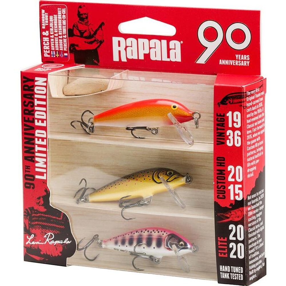 Rapala Wobler 90 Years Lure Kit Count Down 3ks