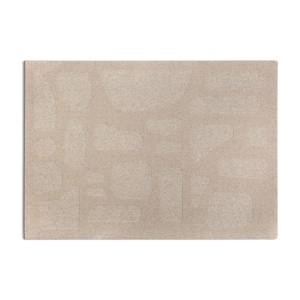Taupe vlněný koberec 160x230 cm Archipelagio – Micadoni