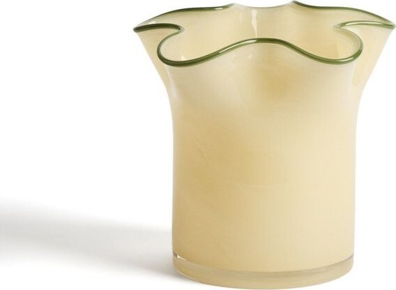 Žlutá skleněná váza (výška 19,5 cm) Endasi – Kave Home