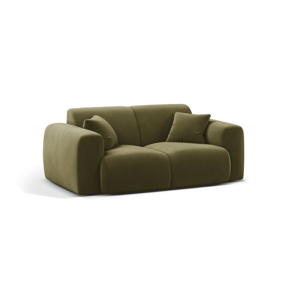 Khaki sametová pohovka 170 cm Molino – Micadoni