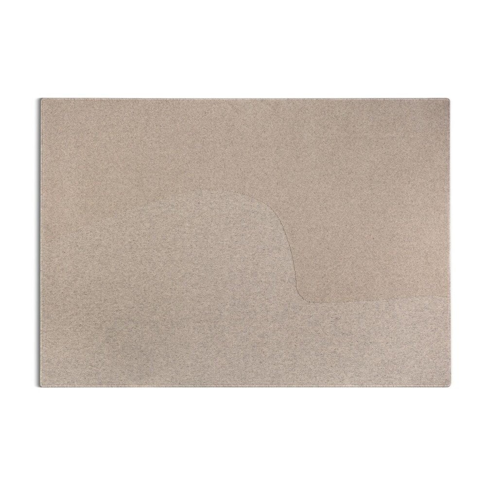 Taupe vlněný koberec 160x230 cm Abstract – Micadoni