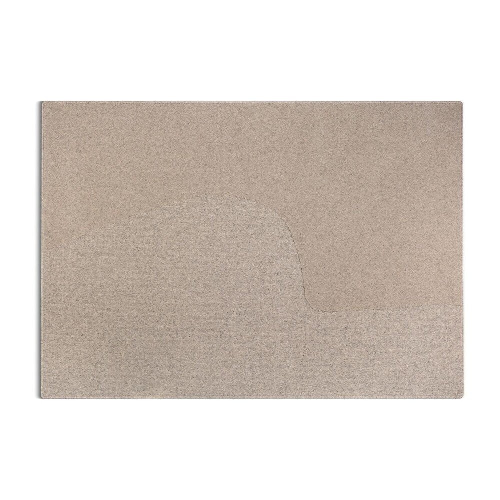 Taupe vlněný koberec 200x300 cm Abstract – Micadoni