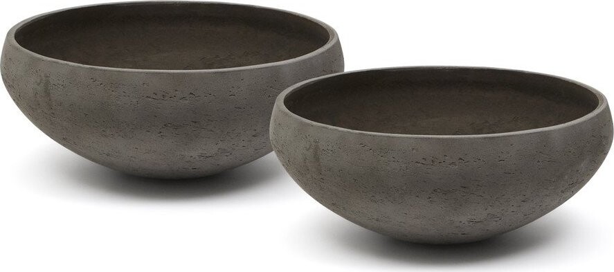 Betonové obaly na květináče v sadě 2 ks ø 55,5 cm Nura – Kave Home
