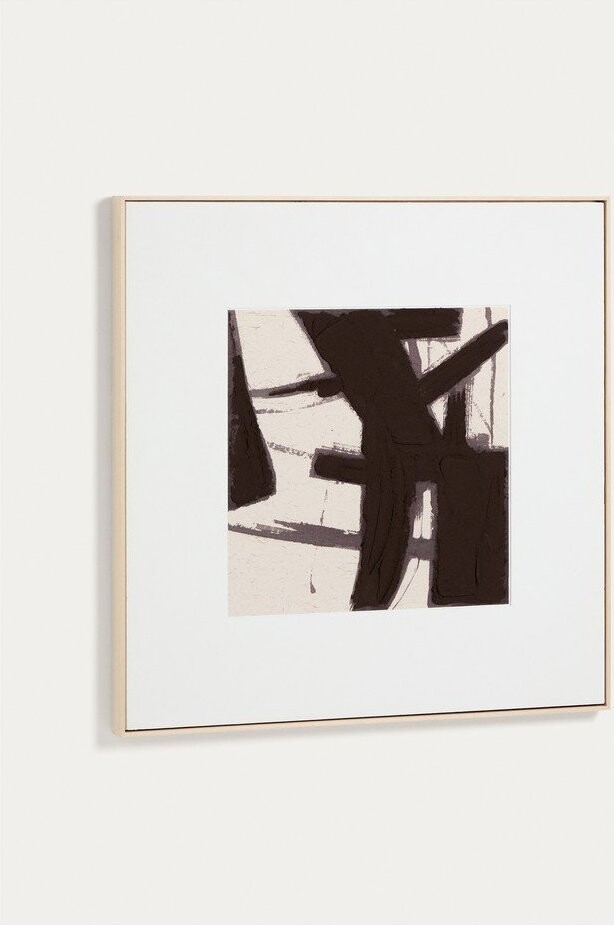 Ručně malovaný obraz s rámem/na plátně 100x100 cm Arilan – Kave Home