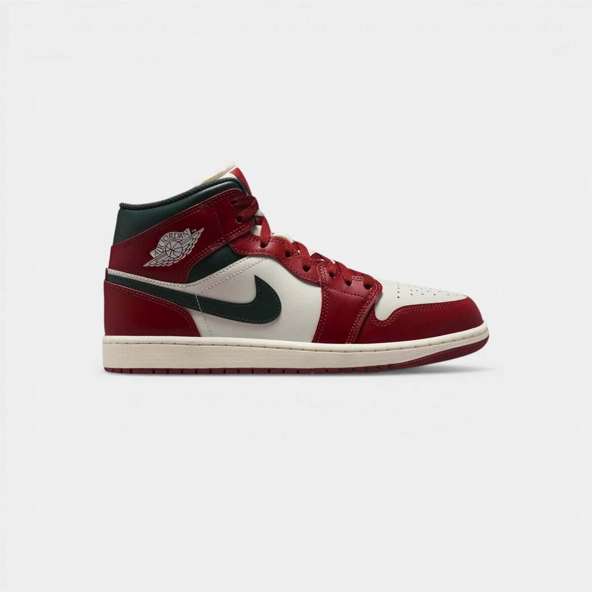 Nike  1 Mid Redstone Midnight Green  Červená