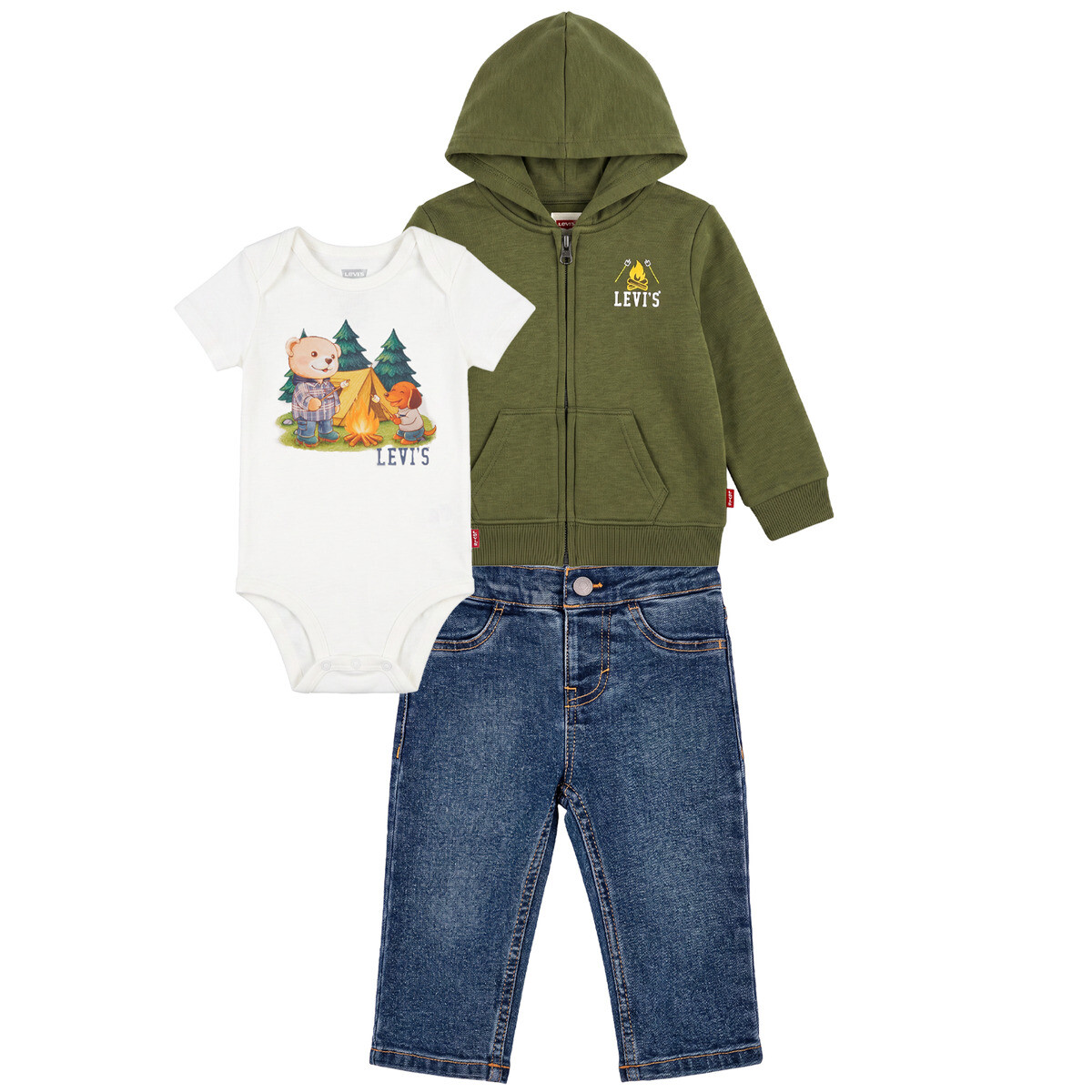 Levis LEVI'S CAMPFIRE HOODIE SET ruznobarevne