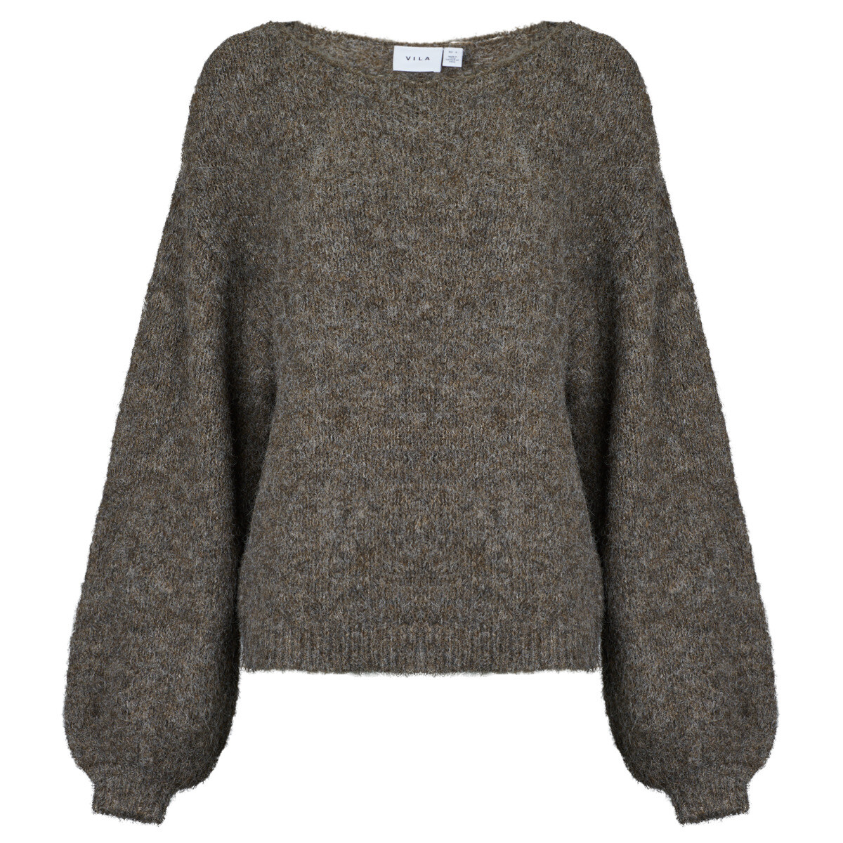 Vila  VIMARLEY L/S KNIT PULLOVER  Hnědá