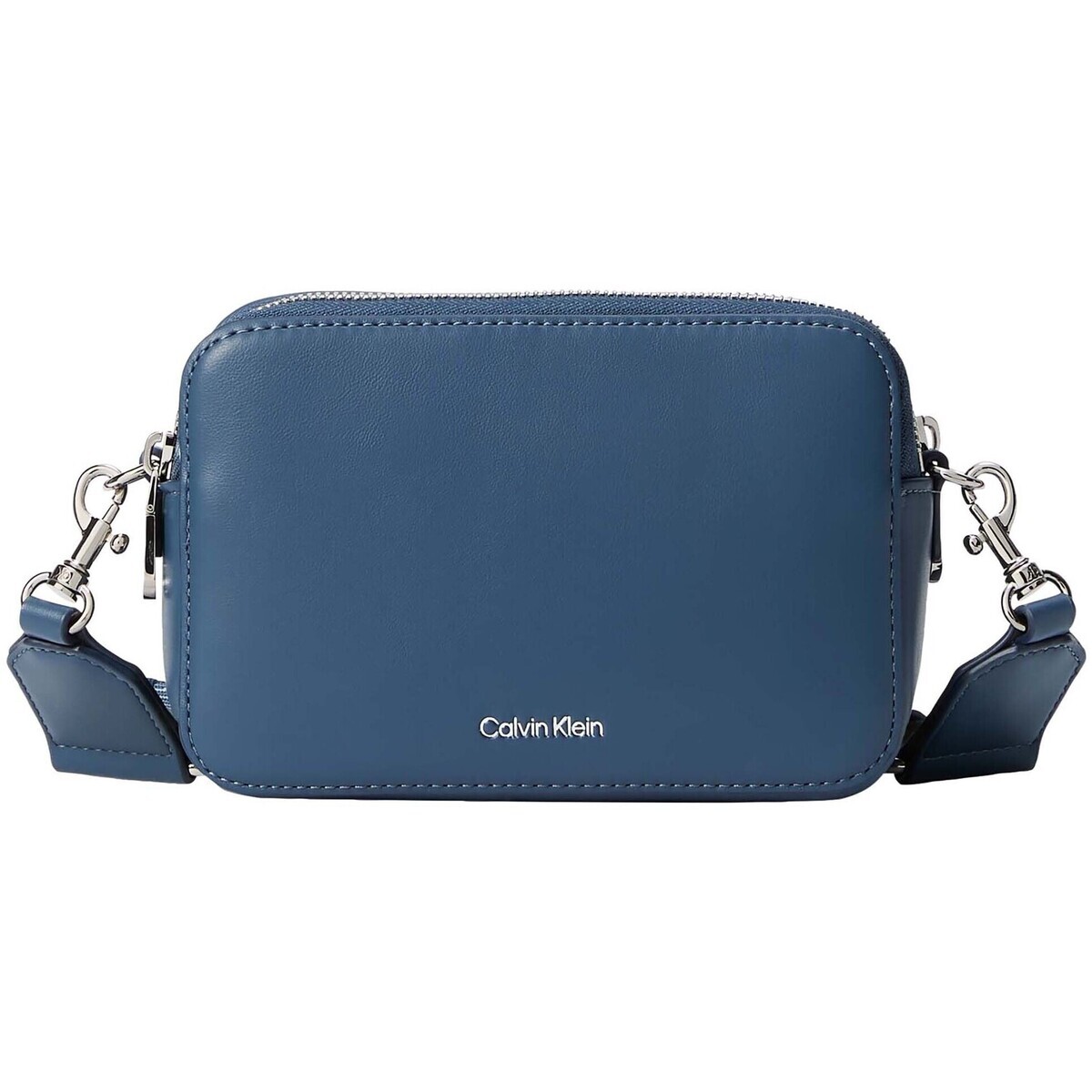 Calvin Klein Jeans  Webbing Double Strap Camera Bag  Modrá