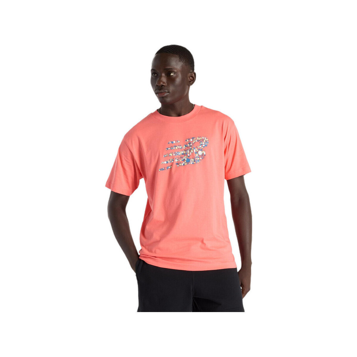 New Balance  T-shirt  Nautical Logo 100% coton  Oranžová