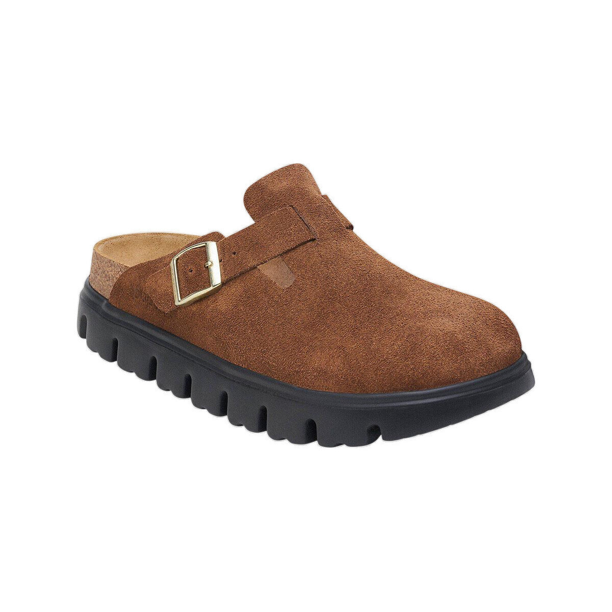 BIRKENSTOCK  Sandales  Boston Chunky cuir  Hnědá