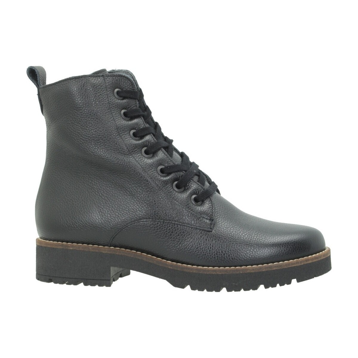 Pitillos  11567p Botin Militar Napa  Černá