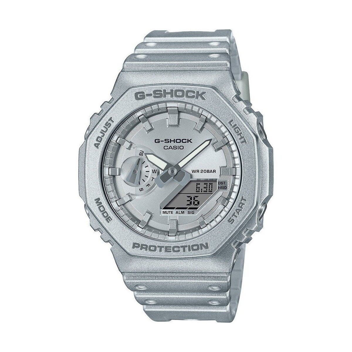 Casio  G-SHOCK  Stříbrná