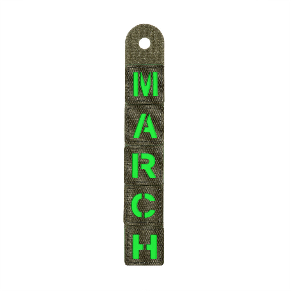 Nášivka M-Tac MARCH - olivová-zelená